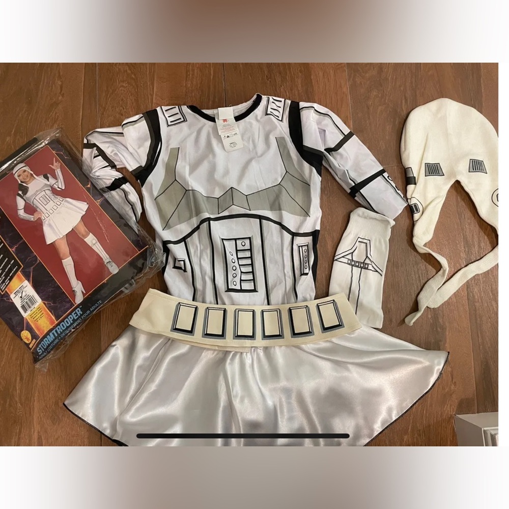 DISNEY STAR WARS RUBIES STORMTROOPER TROOPER DRESS WOMEN HALLOWEEN COSTUME S 2-6
